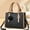 B, variant on Womens Fashion Tote Bag Ladies Purse Satchel Shoulder Bags Tote Leather Bag Large Tote Bag