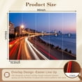 thumbnail image 3 of Wallpaper panoramic view drive dusk mumbai india mumbai Peel and Stick Wall Murals 69"H x 96"W Removable PVC Wall Paper Self-Adhesive Wall Paintings Art Decor for Bedroom Living Room, 3 of 7