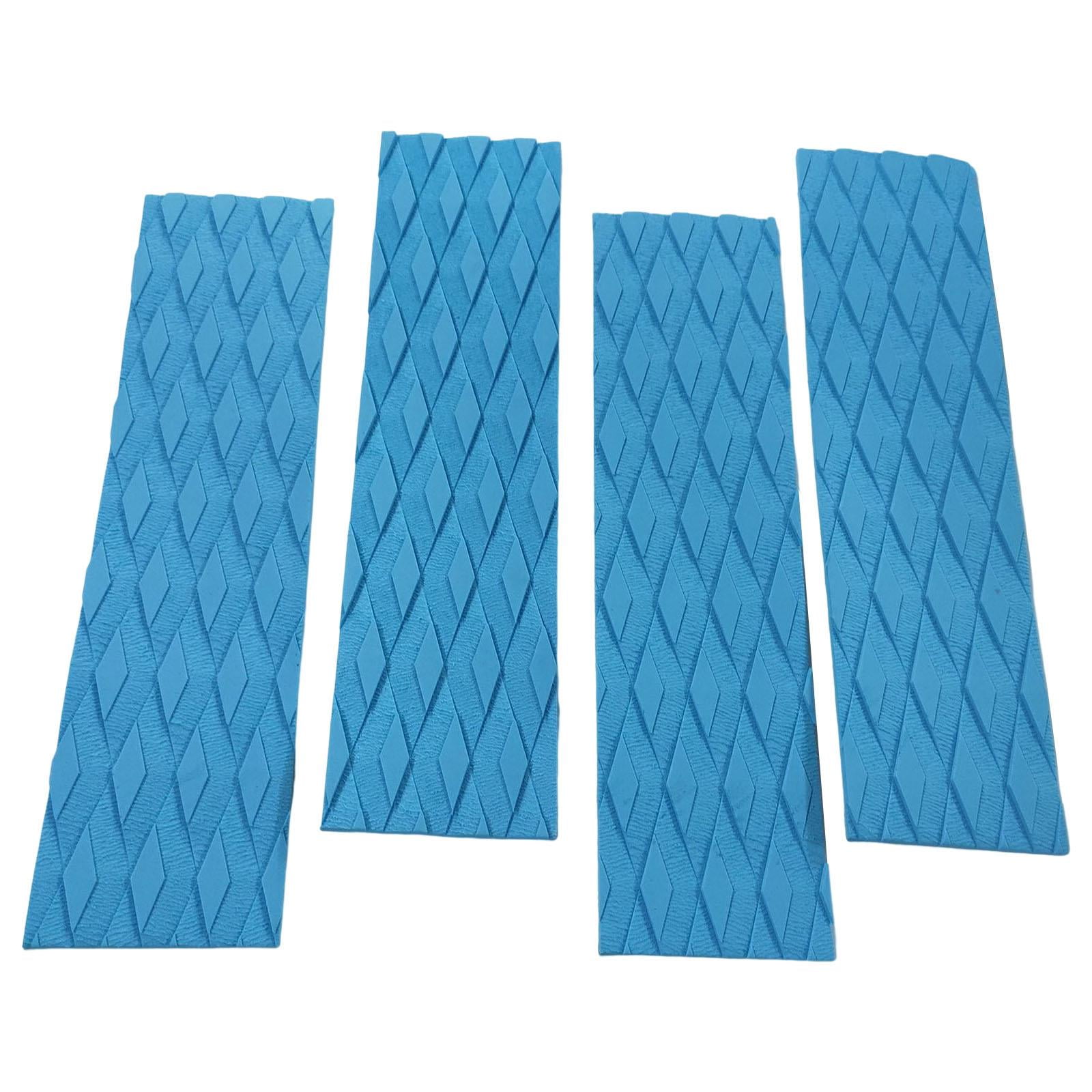 4 Pieces EVA Surfing Skimboard Surfboard Traction Pad Bar Grips