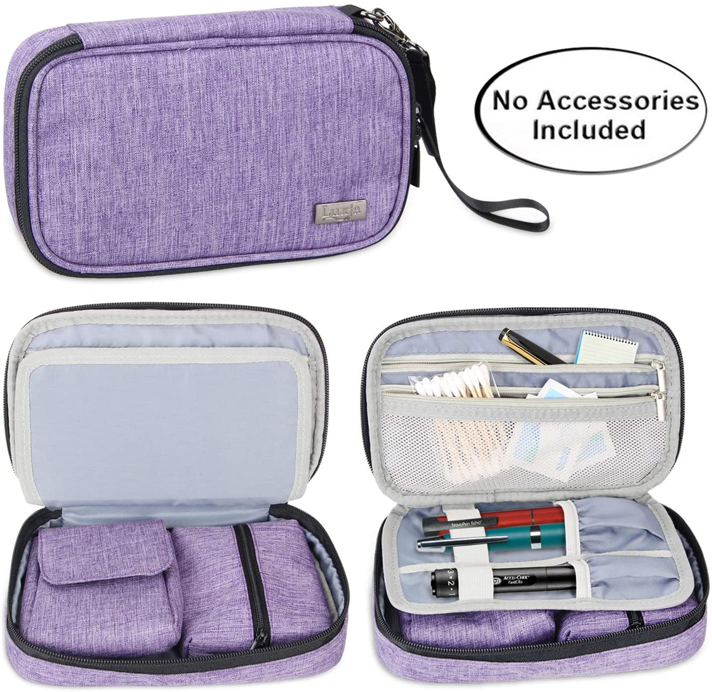 portable thick padded diabetic supply insulin travel case walmart com