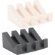 thumbnail image 1 of Juego de 2 piezas de jabonera de silicona autodrenante para cocina y baño con accesorios de drenaje (gris + blanco) (9,6*7*4 cm), 1 of 5