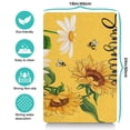 thumbnail image 4 of Dog Food Mat with Vibrant Sunflower Design, Durable Waterproof Absorbent Non-Slip Pet Feeding Mat Quick Dry, 4 of 6