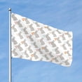 thumbnail image 2 of Lsque Gray Rabbit Pattern Flag,Gray Rabbit Printed Garden Flag 48 x 72 in - Double Sided Small Flags for Yard, 2 of 9