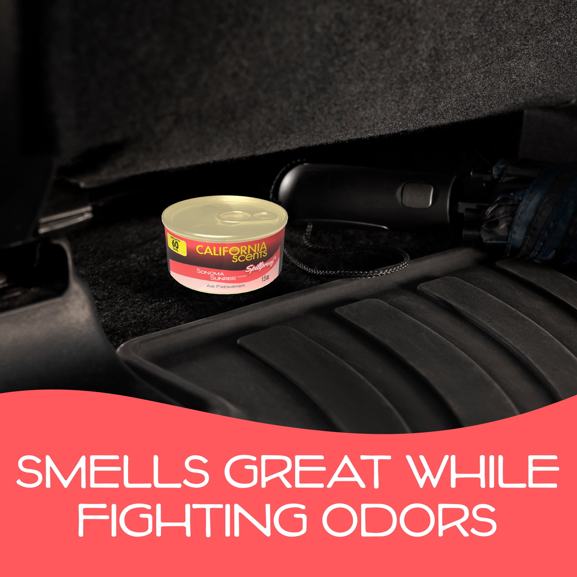California Scents Spillproof Solid Air Freshener Can for Home or Auto, Sonoma Sunrise Scent