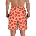 thumbnail image 3 of Yiaed Tomato Print Men's Swim Trunks with Lining Quick Dry Sports Shorts Beach Shorts Boardshorts-XX-Large, 3 of 5