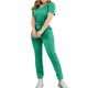 thumbnail image 4 of Traje Elástico de las Mujeres, Manga Corta Delgada Estirable Y Pantalones Cortos para Uso Casual Y Casero, Ligero Y Transpirable Vestido Suelto, 4 of 7