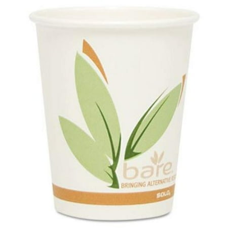 Solo Bare PCF Hot Drink Cups, 10 oz, 1000 count