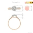 thumbnail image 4 of ANGARA Natural Diamond 2 Tone Engagement Ring in 14K Rose & White Gold for Women (Size-3.1mm| Color-I-J| Clarity-I1-I2) | April Birthstone, Anniversary, Jewelry Gift for Women | Natural Diamond Ring, 4 of 8
