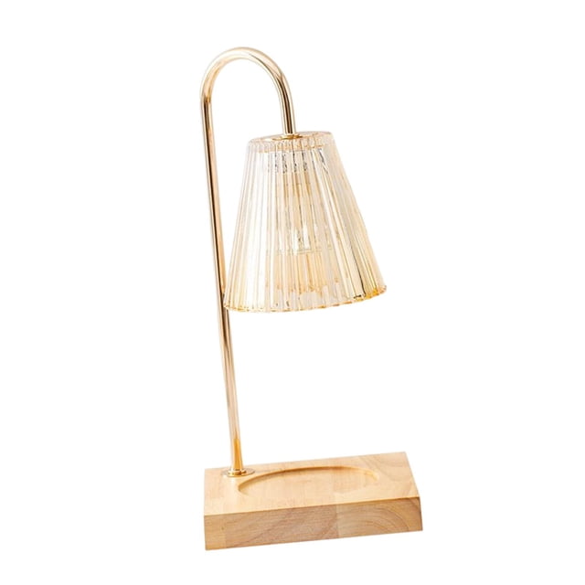 Candle Warmer Lamp Candle Melter Candle Melting Heater Night Light Wood Base BLESIY Lámpara calentadora de velas