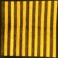 thumbnail image 1 of Ahgly Company Indoor Square Oriental Yellow Modern Area Rugs, 7' Square, 1 of 4
