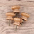 thumbnail image 3 of Arborister 6PCS Wood Drawer Unfinished Cabinet Knobs Pulls for Wardrobe Dresser, 3 of 10