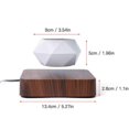 thumbnail image 1 of Light Color Levitating Air Bonsai Pot Rotation Flower Pot Planters Magnetic Suspension Floating Pot Potted Plant Home Without Plants, 1 of 1