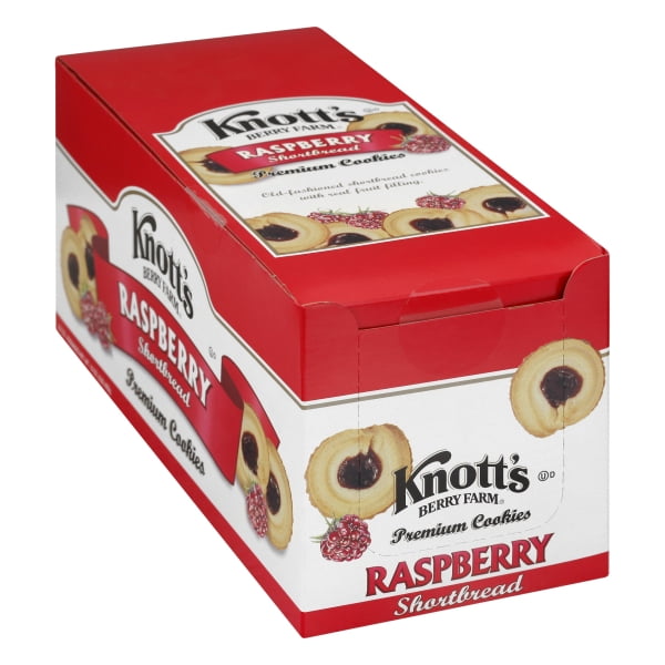Knott's Berry Farm Raspberry Shortbread, 2Ounce Packages (Pack of 32