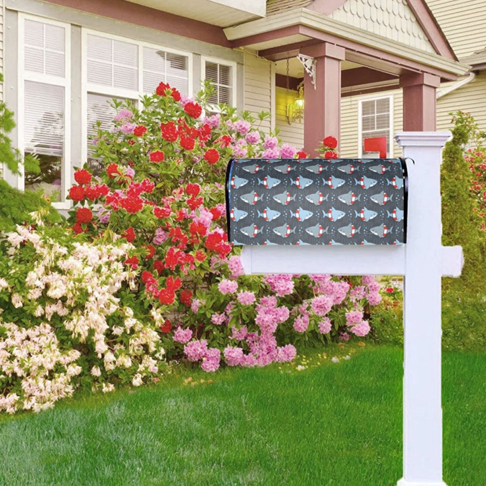 Kdxio Magnetic Mailbox Cover 21x18 in Mailbox Cover Outdoor Decoration Holiday Mailbox Covers for Home Garden Yard-21x18 in