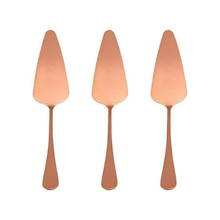 

3pcs Dishwasher Safe Cake Spatula Home Kitchen Party Stainless Steel Pie Server