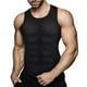 thumbnail image 4 of Alta Compresión Shapewear de los Hombres de Alta Elástica Corset Cintura sin Mangas Cuello Tripulado, Adelgazamiento Camiseta, 4 of 9