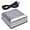 Silver, variant on CEORPER Safe Low Glows Touch LED Crystals Lamp Base for Home Ambiances