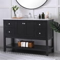 thumbnail image 2 of 48 in. single bathroom vanity set in Black, 2 of 15