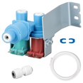 thumbnail image 1 of Upgraded W10408179 W10179146 Refrigerator Water Inlet Valve Compatible with Whirlpool Kenmore Maytag IKEA KitchenAid Ice Maker, WPW10179146 Water Val, 1 of 8
