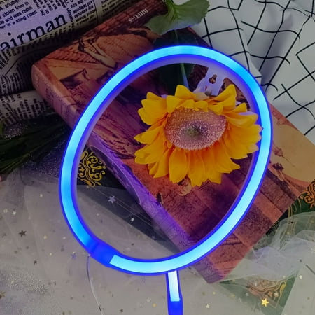 

Pgeraug Letter shape lamp LED Neon Lights Alphanumeric LED Decoration Lights LED Sign Modeling Lights For Decorating Weddings Parties And 2021 Christmas LED light Q
