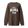 thumbnail image 3 of Women Sweatshirts Long Sleeve Sweatshirt for Women Pullover Sweatshirt Brown Sweatshirt Womens Clothing Fall Preppy Clothes Teen Girl, 3 of 3