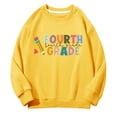 thumbnail image 3 of Mercatoo Sweatshirts for Girls Boys First Day of School Fourth Grade Graphic Pullover Tops Tween Trendy Long Sleeve Shirt, 3 of 6