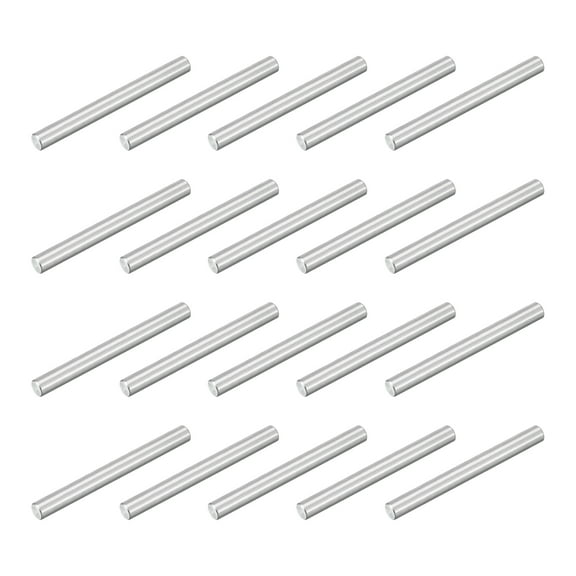 40Pcs M2.5x25mm 304 Stainless Steel Dowel Pin, Cylindrical Shelf Support Peg Pin