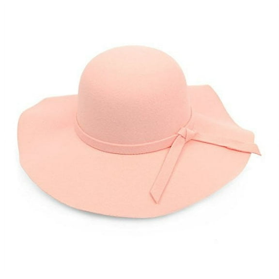 Bowknot Wide Brim Floppy Hat