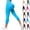 22# Sky Blue, variant on Capri Leggings Anti Cellulite 3D Resistance Band Leggings for Women Compression Tummy Control Butt Lifting Yoga Pants Sky Blue S