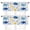Blue, variant on HonorHut Floral Kitchen Short Curtains Valance Watercolor Butterfly Plant Leaves Curtain Light Filtering Decor for Kitchen Living Room Yellow
