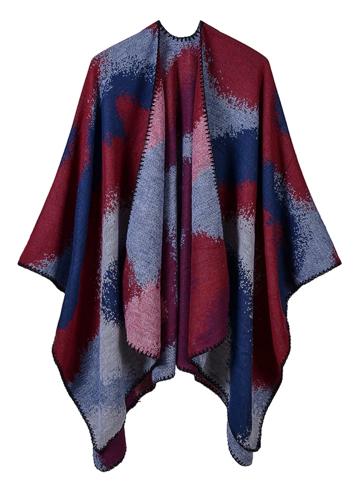 poncho cardigan sweater