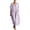 Purple, variant on Women's Loose Fit Striped V-Neck Midi Cover-Up Dress - Short Sleeve Relaxed Caftan with Pockets for Beach Vacations, Lounging, and Resort Wear