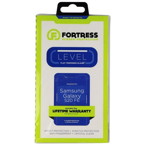 Fortress Focus Series Flat Tempered Glass for Samsung Galaxy S20 FE - Clear