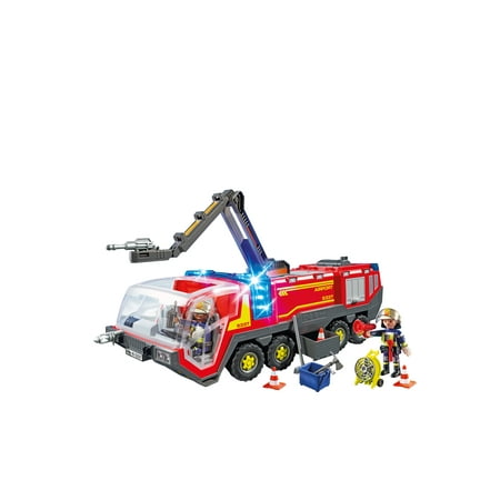 PLAYMOBIL Airport Fire Engine with Lights and Sound - Walmart.com