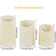 thumbnail image 3 of Led Rgb Candles Flameless Candle Lights, Multicolor Tea Lights Warm White Led Candle Lights Wick Flickering Electric Led Lamp With Remote Control Home Decoration, 3 of 8