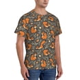 thumbnail image 5 of Rocae Fox And Mushroom for Men's Moisture-Wicking Crew Tee - T-Shirt for Sports, Outdoor Activities, and Casual WearLarge, 5 of 9