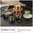 thumbnail image 3 of Shisuyan Stainless Steel Bento Lunch Box Food Storage Orange 1Set, 3 of 9