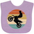 thumbnail image 3 of Inktastic Dirt Biking Motocross Retro Boys or Girls Baby Bib, 3 of 4