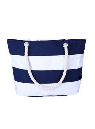 Wholesale Beach Bags - Large Straw Beach Totes w/ Lush Rope Handles