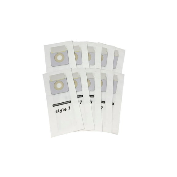 10 Pack Bissell Style 7 Upright Vacuum Bags. To Fit Bissell Style 1 & 7 Upright Vacuums. Part # 32120. Bissell 7 Bags