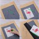 thumbnail image 5 of Juego De 150 Piezas De Papel De Transferencia De Carbono Blanco Y Negro Papel De Calco Papel De Copia De Grafito De Carbono Con 5 Piezas Herramientas De Punto De Lápiz De Grabado En Relieve Para Papel, 5 of 5