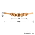 thumbnail image 4 of SPOCAX Curved Wooden Massage Roller,12 Wheel Wood Therapy Fasci Massage Tools,Lymphatic Drainage & Body Sculpting - Anti Cellulite Massager, 4 of 7