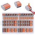 thumbnail image 1 of 60 terminales automáticos de conexión rápida, conectores de cables eléctricos con palanca, 20 piezas 2 entradas, 30 piezas 3 entradas, 10 piezas 5 entradas Sincero Electrónica, 1 of 5