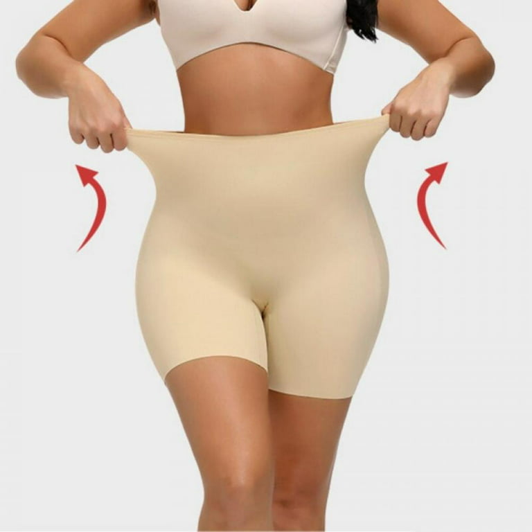 FCA-Women Nylon Waist Shapwear Tummy Control Underwear Panty High