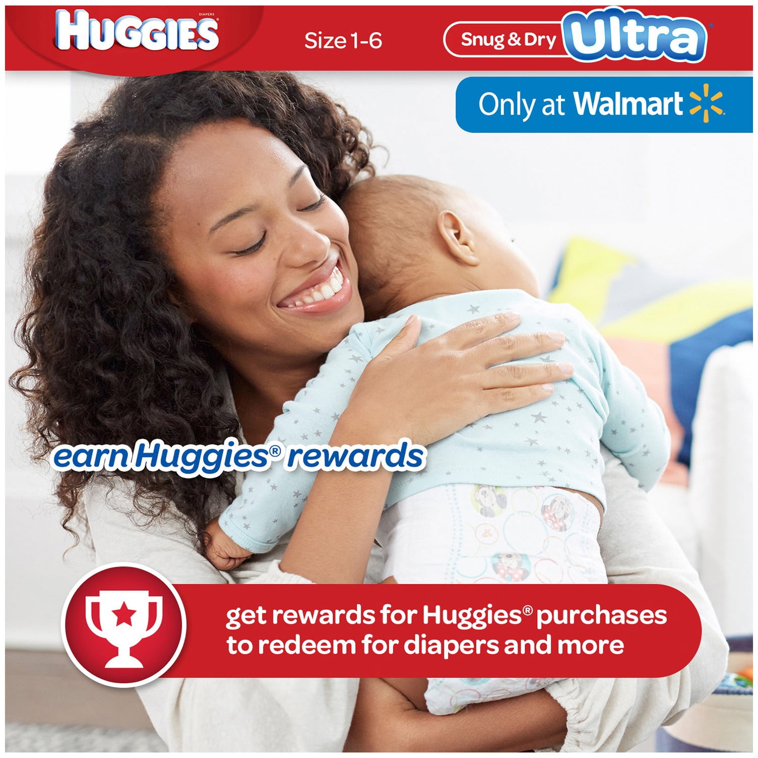 HUGGIES Snug & Dry Ultra Diapers, Size 3, 132 Diapers