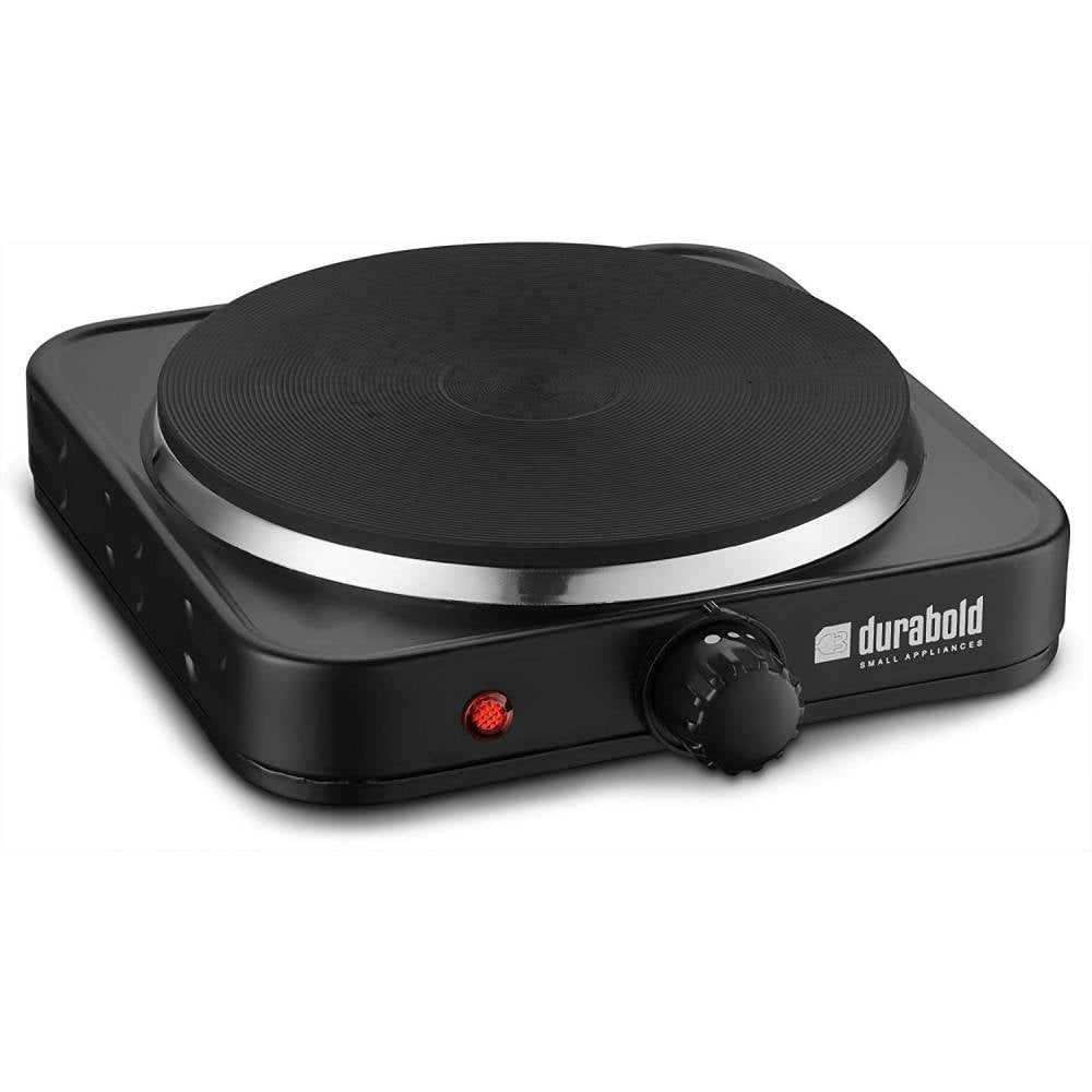 Single Electric Burner Sealed 1000W 7Inch Portable Hot Plate Cook Stove Non Slip Adjustable