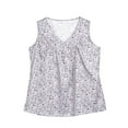 thumbnail image 2 of Arvbitana Women Summer Top, Loose V-Neck Outfit, Sleeveless Wild Fashion Pullover Casual Top Shirt, 2 of 6