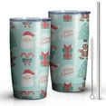 thumbnail image 2 of Christmas 20oz Stainless Steel Mobile Tumbler – Vacuum Insulated Coffee Mug with Lid, Spill-Proof Travel Cup for Hot & Cold Drinks, 2 of 7