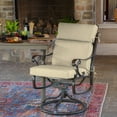 thumbnail image 3 of ARDEN Outdoor Chair Cushion, 21 x 20, Water Repellent, Fade Resistant 21 x 20, Tan Leala, 3 of 12