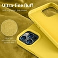 thumbnail image 4 of Compatible with iPhone 12 Pro Max Case, Soft Liquid Silicone Full Body Protective Slim Case with [Anti-Scratch Microfiber Lining] [Camera Protective] [Support Wireless Charging] - Yellow, 4 of 14